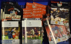 Treble Winning Season Manchester United Home Football programmes 1997-00, features League,