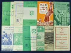 Selection of inter-league match programmes to include League of Ireland v 1954 Scottish League, v