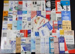 1963-67 Crew Alexandra Away Football Programmes, all complete seasons, to include League cup FA