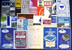 Collection of Football League Cup s/f to include 1960/61 Shrewsbury Town v Rotherham Utd, 1962/63