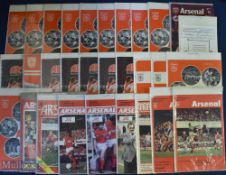 1955/6 to 1970/1 Arsenal Programmes large box containing home football programmes from 1955/6 season