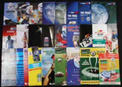 1985-2008 +2012 Associated Members Football Final Programmes, to include Burnley v Wolves Sherpa Van