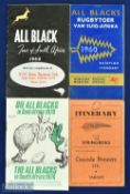 1937/1960/1976 Rare NZ/SA Rugby Tour Itineraries (4): Itineraries from tours between New Zealand and