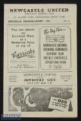 1946/47 Newcastle United v Coventry City Div. 2 match programme 11 September 1946 at St James's