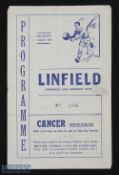 1956-57 Linfield v Coleraine Football Programme 1st February 1957, this was the first match at