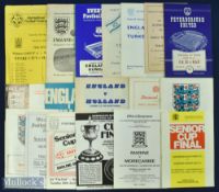 Selection of big match programmes to include 1949 England v Ireland (at Manchester City), England