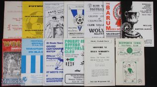 Selection of programmes 1957/58 Bedworth Town v Wolverhampton Wanderers 'A', 1964/65 Billy Wright'