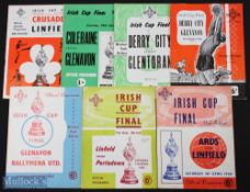 Selection of Irish Cup finals 1957 Derry City v Glenavon, 1959 Glenavon v Ballymena Utd, 1960