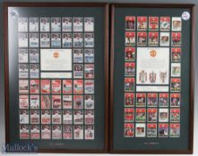 2x Alex Ferguson Signed Manchester United 'United Review' limited edition colour prints features '50