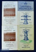 1955 FAC s/f programme York City v Newcastle Utd at Wednesday 26 March 1955, Manchester City v