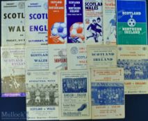 Selection of Scotland schools international home match programmes 1954 England, 1956 England, 1957