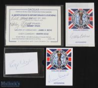4 x 1966 England World Cup Winners Signature to include Martin Peters, George Cohen, Roger Hunt