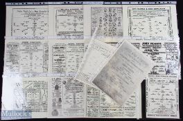 Selection of old FA Cup final programme reprints to include 1888, 1889,1890,1895 x 2,1896, 1897 x 2,