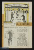1951 Festival of Britain match programme Bedford v Ayr Utd 14 May 1951; Sellotape to spine &