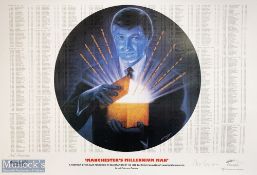 Alex Ferguson Signed Manchester United Limited Edition colour print entitled 'Manchester's