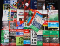 1958-2004 England International Home Football programmes features 58 v USSR, 62 v Germany