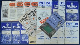 Mixed Selection of 80 football Programmes from 1958/9 (58) & 1959/60 (22) with London clubs featured