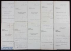 Selection of Plymouth Argyle reserve match programmes to include 1961/62 Colchester Utd,