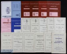 Selection of Corinthian Casuals home match programmes 1950/51 FA XI, 1951/52 Tufnell Park, 1952/53