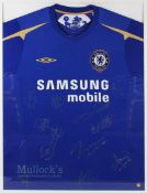 2005/06 Chelsea FC Multi-Signed '100 years Centenary' Football Shirt features 11x signatures to