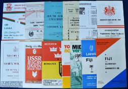 Overseas Rugby Tourists in the UK Programmes (13): Fiji v Glam & Mon 1964, Leinster 1973 &