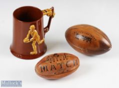 Beaumont Prints, Ceramic Mug & Mini Rugby Balls (4): A small number of large b/w photographic prints