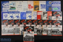 Collection of football programmes 1957/58 (30 in total), good content of 1957/58 Manchester Utd
