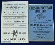 1946/47 Chester v New Brighton Div. 3 (north) match programme 14 December 1946; Wrexham v Oldham
