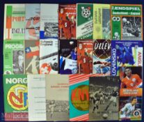 1960s Onwards Foreign International Football Programmes selection of 80 overseas full Internationals
