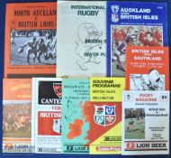 1983 British & Irish Lions in NZ Rugby Programmes (9): Nine of the provincial matches, v Wanganui,