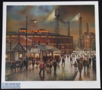 Steven Scholes (b.1952) Signed Manchester United 'Going to the Match' limited edition colour print