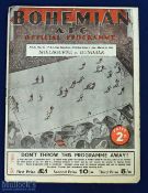 1943/44 FA of Ireland Cup semi/final 1st leg Shelburne v Dundalk programme 26 March 1944 at