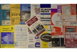 Mixed Football League Cup match programmes to include 1961/62 Stockport County v Leyton Orient