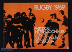 Very Rare 1969 Argentina 'C' v Scotland Rugby Programme: Early game on the Scots' first visit to