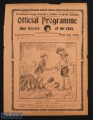 1927-28 Tottenham Hotspur v Swansea Town Football Programme 14th April 1928