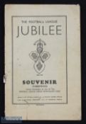 1938/39 Football League jubilee match programme Lincoln City v Grimsby Town 20 August 1938; covers