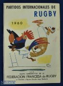 Rare 1960 Gimnasia Y Esgrima Rugby Programme: Very rare match programme from the French tour of