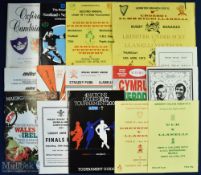 Welsh Rugby etc Big Match Selection (14): WRU Trials, final 1963 & first 1970; Wales 'B' v Argentina