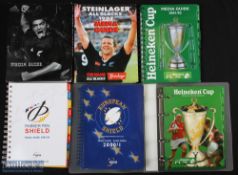 Rugby Media Guides (6): Chunky, informative items, 1999 NZ RWC & 1997 All Blacks Tour, Heineken