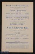 1946/47 Ipswich Town v Reading Div. 3 (S) match programme 28 September 1946 at Portman Road, 4