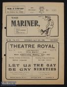 1930/31 Grimsby Town v Arsenal (Champions) Div. 1 match programme 11 April 1931 at Blundell Park;