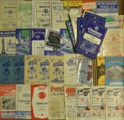 Quantity of Assorted 1950s Football Programmes with a variety of teams such as Chelsea, Leyton