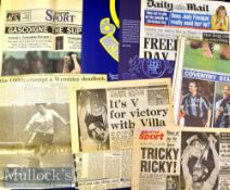 Tottenham Hotspur 1980s newspaper football reports (including 1981 FAC Final), 1998/99 season ticket