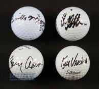 Collection of US Open and Masters Golf Winning Players signed golf balls (4) Ken Venturi (US Open '