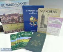 5x St Andrews Golf Related Books, to include Guides for Old, New Jubilee Eden and Strathtyrum