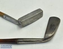 2x Interesting Putters - Anderson's Pat Reg. No 277771 smf putting very bent neck putting cleek