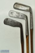 3x interesting metal blade putters - Fred Saunders Highgate 