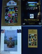 Collection of 1990s official Ryder Cup Golf Programmes (3) featuring 1991 played at Kiawah Island
