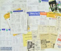 1950-1991 Cricket Score Cards, Tickets, Postcards, Programmes, a good selection to include
