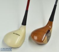 Rare Cobra 'Ultramid' Kevlar synthetic STD 1 driver in white to the brass soleplate, red titanium